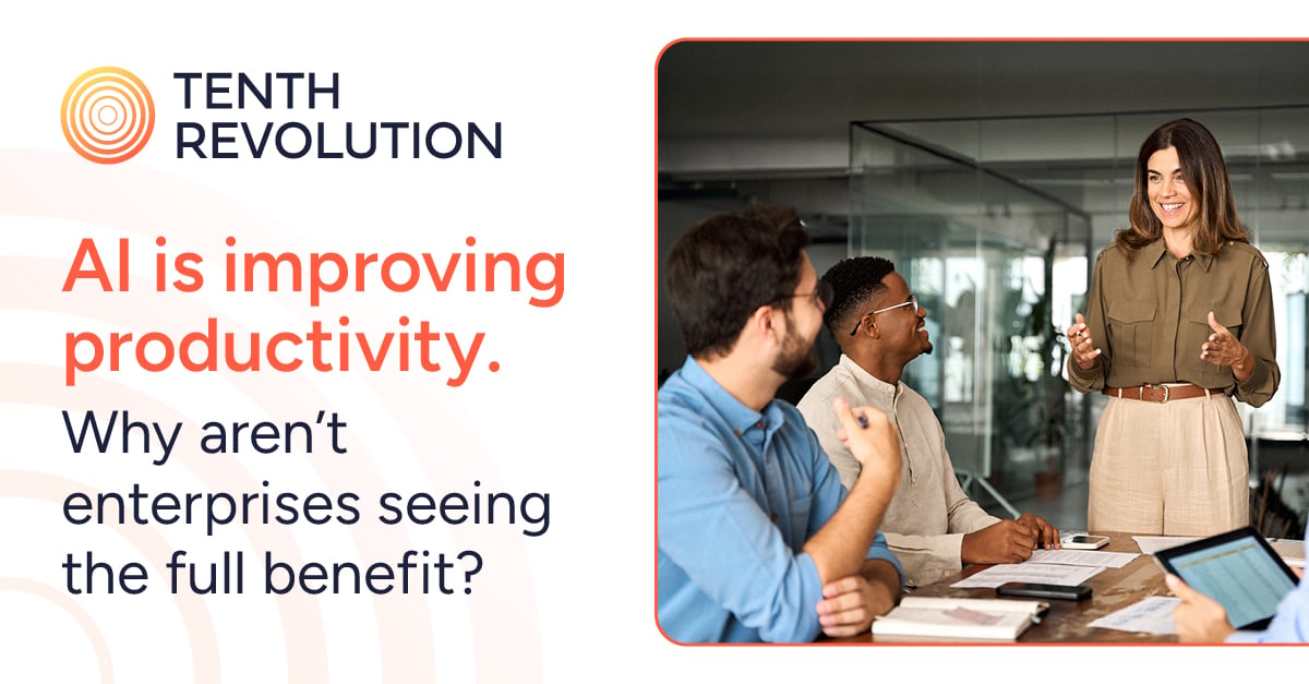 AI is improving productivity. Why aren't enterprises seeing the full benefit?