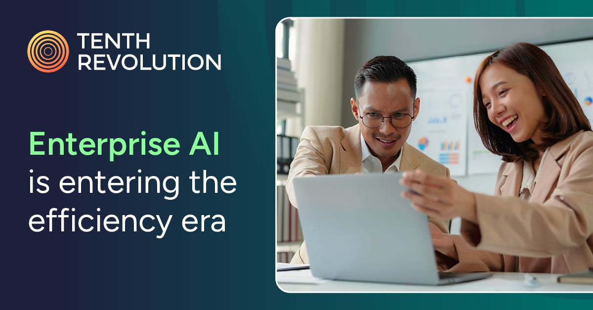 Enterprise AI is entering the efficiency era